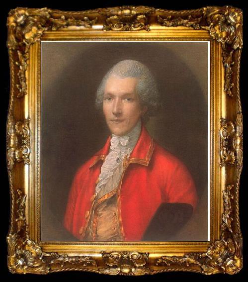 framed  Thomas Gainsborough Count Rumford, ta009-2